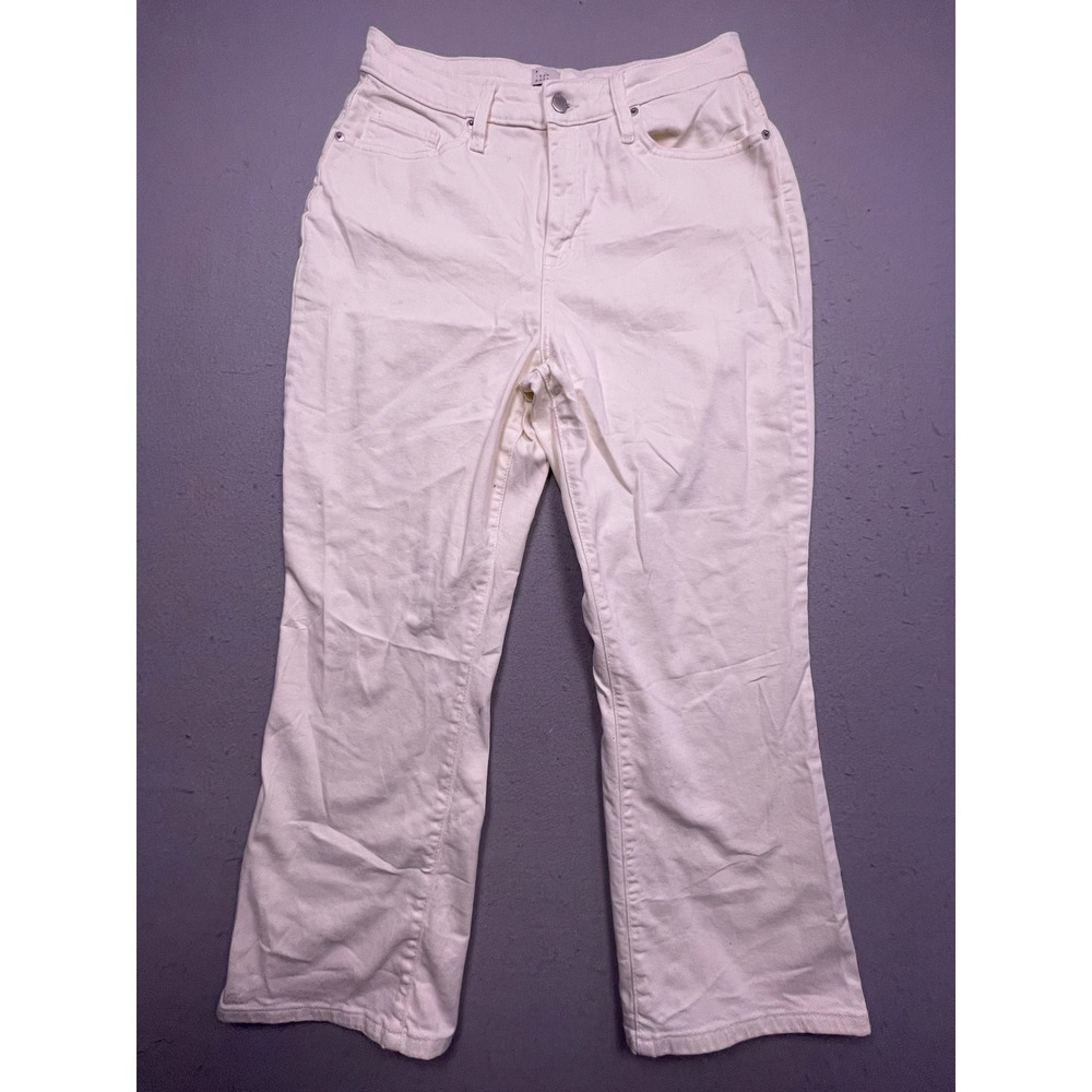 A New Day Jeans Denim Off White Cream 12/31R Womens
